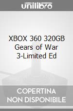 XBOX 360 320GB Gears of War 3-Limited Ed videogame di X360