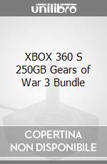 XBOX 360 S 250GB Gears of War 3 Bundle videogame di X360