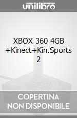 XBOX 360 4GB +Kinect+Kin.Sports 2 videogame di X360