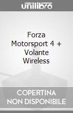 Forza Motorsport 4 + Volante Wireless videogame di X360
