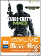 MICROSOFT X360 Live 12M Gld+2M COD MW3 game acc
