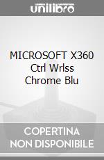 MICROSOFT X360 Ctrl Wrlss Chrome Blu videogame di X360