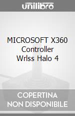 MICROSOFT X360 Controller Wrlss Halo 4 videogame di X360
