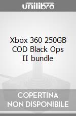Xbox 360 250GB COD Black Ops II bundle videogame di X360