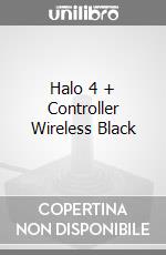 Halo 4 + Controller Wireless Black videogame di X360