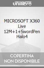 MICROSOFT X360 Live 12M+1+SwordPen Halo4 videogame di X360