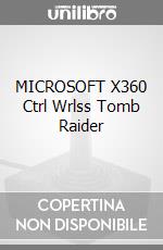 MICROSOFT X360 Ctrl Wrlss Tomb Raider videogame di X360