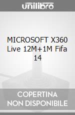 MICROSOFT X360 Live 12M+1M Fifa 14 videogame di X360