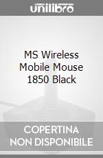 MS Wireless Mobile Mouse 1850 Black videogame di HKMO