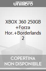 XBOX 360 250GB +Forza Hor.+Borderlands 2 videogame di NDS