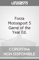 Forza Motorsport 5 Game of the Year Ed. videogame di XONE