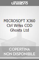 MICROSOFT X360 Ctrl Wrlss COD Ghosts Ltd videogame di X360
