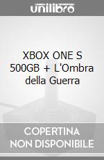 XBOX ONE S 500GB + L'Ombra della Guerra videogame di ACC