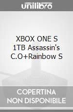 XBOX ONE S 1TB Assassin's C.O+Rainbow S videogame di ACC