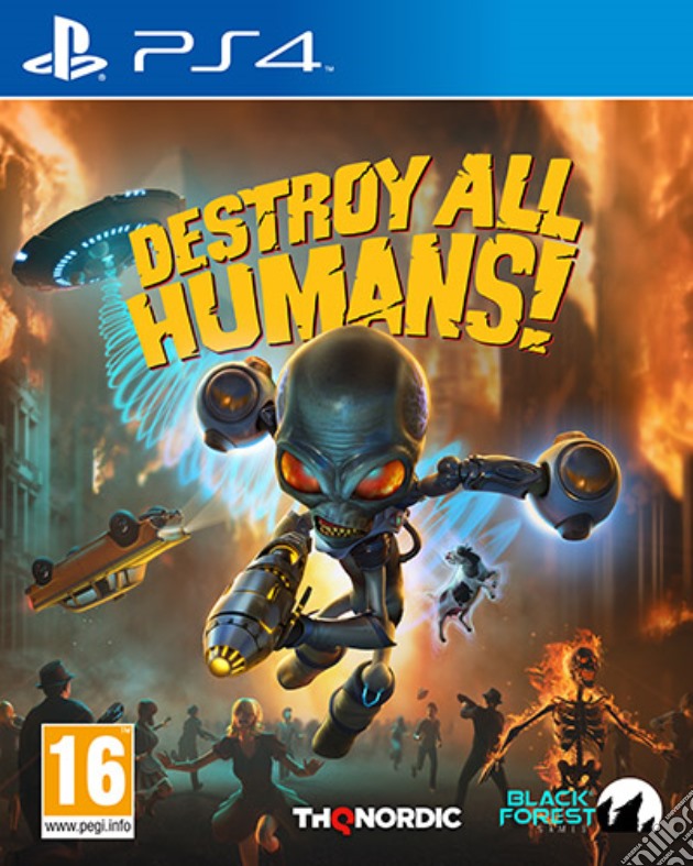 Destroy All Humans! videogame di PS4