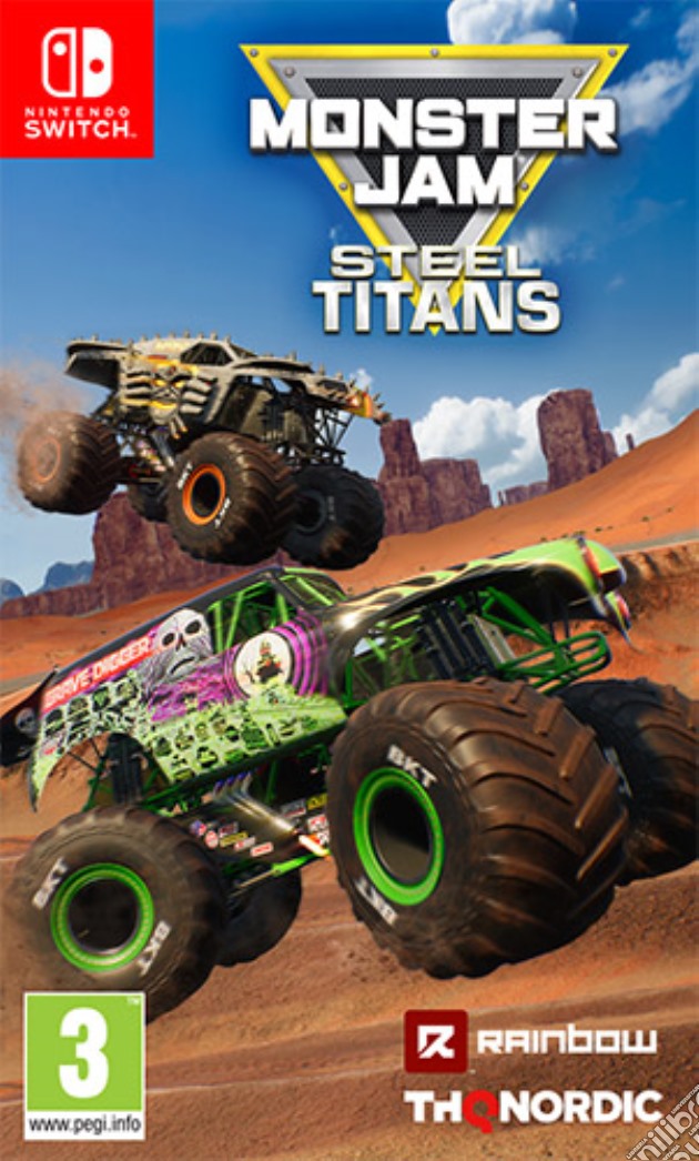 Monster Jam Steel Titan videogame di SWITCH