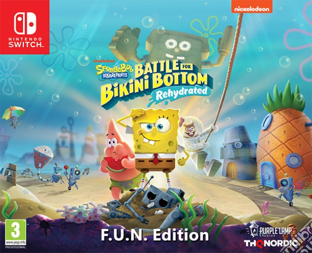 Spongebob SquarePants:BfBB RehydraFUN Ed videogame di SWITCH