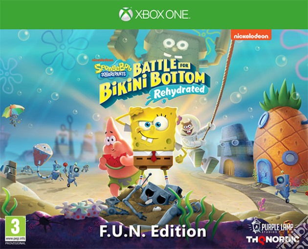 Spongebob SquarePants:BfBB RehydraFUN Ed videogame di XONE