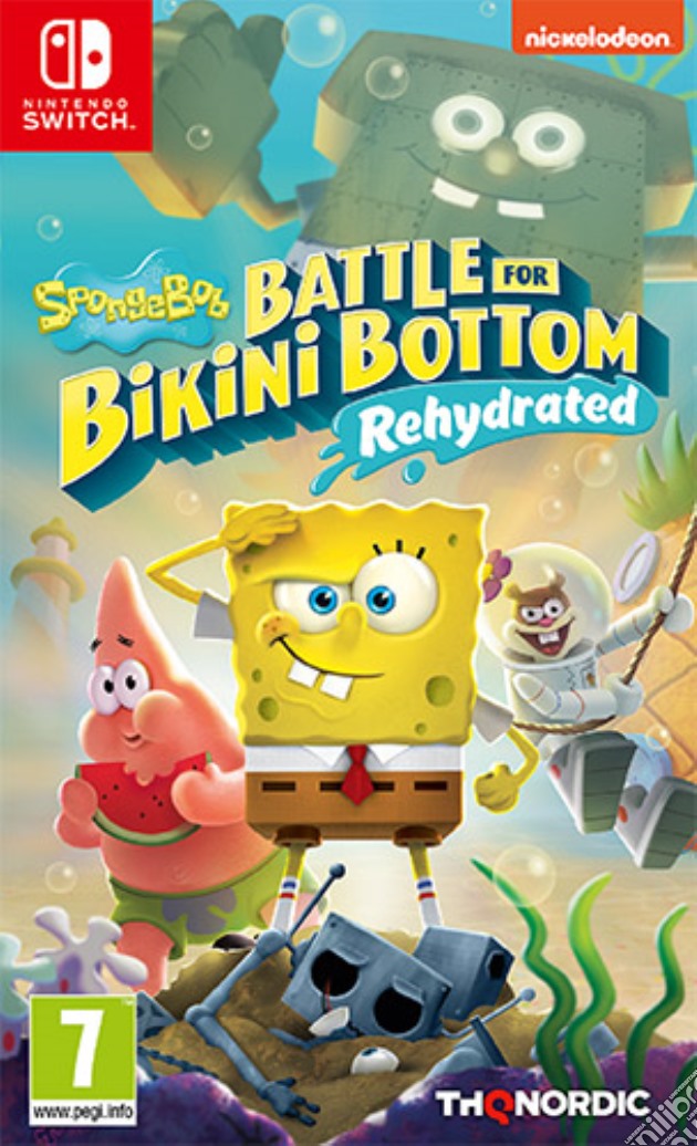 SpongeBob:Battle4BikiniBottom Rehydrated videogame di SWITCH