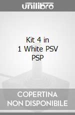 Kit 4 in 1 White PSV PSP videogame di ACC