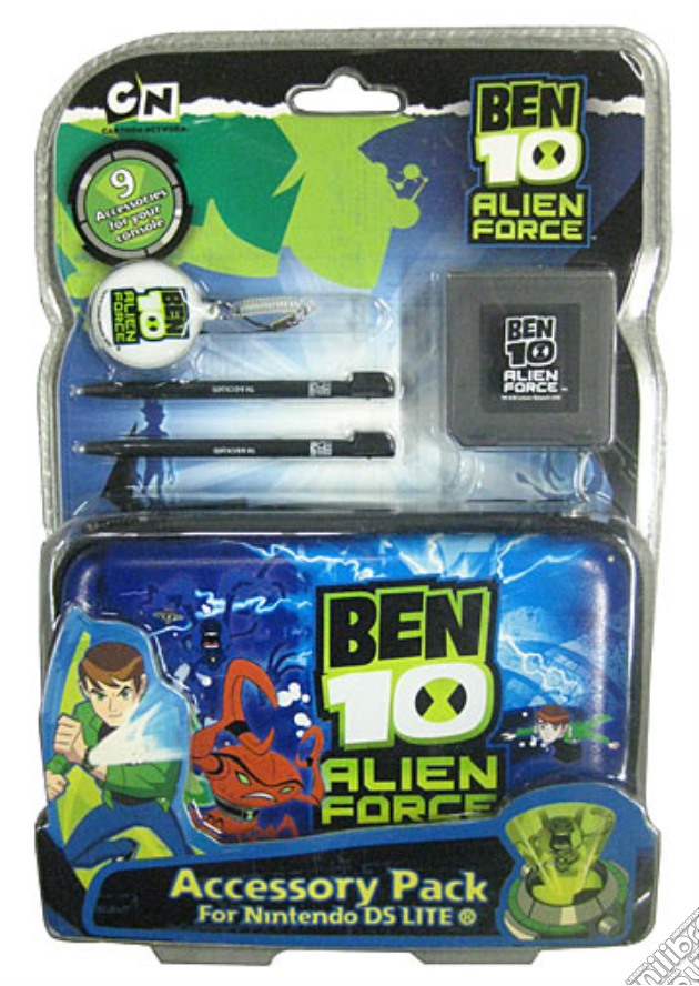 NDSLite Pack 9 In 1 Ben 10 Alien Force videogame di NDS