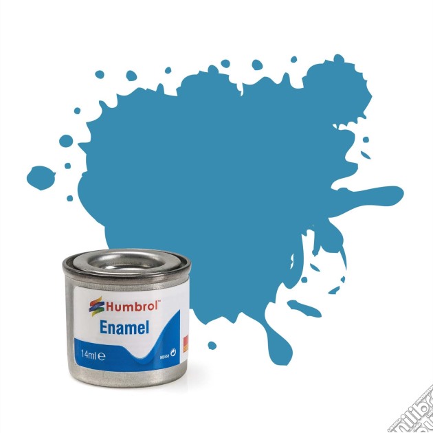 Humbrol: No 48 Mediterranean Blue Gloss Enamel Tinlet No 1 (14Ml) gioco di Humbrol