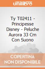 Ty T02411 - Principesse Disney - Peluche Aurora 33 Cm Con Suono gioco