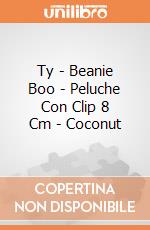 Ty - Beanie Boo - Peluche Con Clip 8 Cm - Coconut gioco di Ty