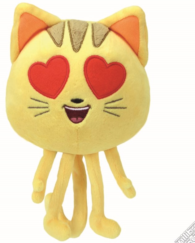 Ty - Emoji Peluche 20 Cm - Cat Heart Eye gioco di Ty