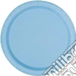 Unique Party: 20 Pwdr Blu 7In Plt Sup Qs. Piatto Carta 18 Cm Azzurro Sup giochi
