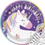 Unique Party: 8 Unicorn 9In Plt Sup giochi