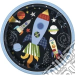 Unique Party: 8 Outer Space 9In Plt Sup Qs. Piatto Carta 23 Cm Outer Space giochi