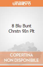 8 Blu Bunt Chrstn 9In Plt gioco