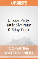 Unique Party: Mtllc Slvr Num 0 Bday Cndle giochi