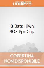 8 Bats Hlwn 9Oz Ppr Cup gioco