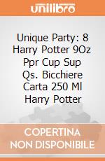 Unique Party: 8 Harry Potter 9Oz Ppr Cup Sup Qs. Bicchiere Carta 250 Ml Harry Potter gioco