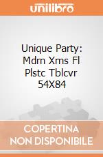 Unique Party: Mdrn Xms Fl Plstc Tblcvr 54X84 giochi