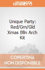 Unique Party: Red/Grn/Gld Xmas Blln Arch Kit giochi