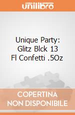 Unique Party: Glitz Blck 13 Fl Confetti .5Oz giochi
