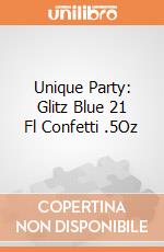 Unique Party: Glitz Blue 21 Fl Confetti .5Oz giochi