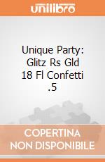 Unique Party: Glitz Rs Gld 18 Fl Confetti .5 giochi