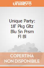 Unique Party: 18' Pkg Gltz Blu Sn Prsm Fl Bl giochi