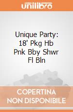 Unique Party: 18' Pkg Hb Pnk Bby Shwr Fl Bln giochi