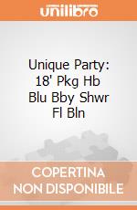 Unique Party: 18' Pkg Hb Blu Bby Shwr Fl Bln giochi