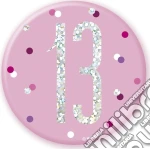 Unique Party: Bday Glitz Pink 3In Badge-13 giochi