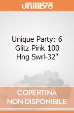 Unique Party: 6 Glitz Pink 100 Hng Swrl-32