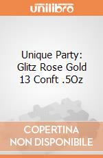Unique Party: Glitz Rose Gold 13 Conft .5Oz gioco