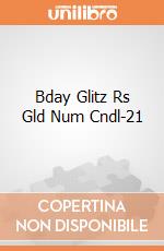Bday Glitz Rs Gld Num Cndl-21 gioco