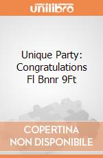 Unique Party: Congratulations Fl Bnnr 9Ft giochi