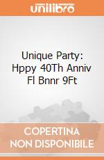 Unique Party: Hppy 40Th Anniv Fl Bnnr 9Ft giochi
